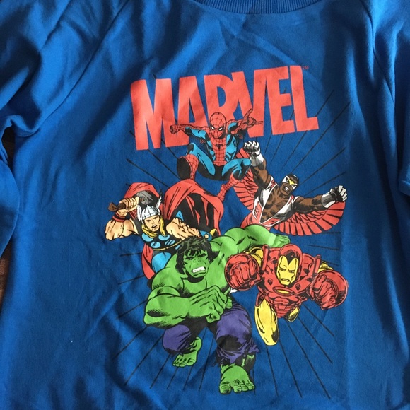 Marvel Superheroes Women’s Juniors Sweatshirt M - Picture 2 of 2